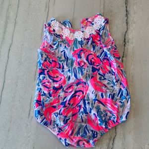 Lilly Pulitzer Infant Bodysuit. 6-12M